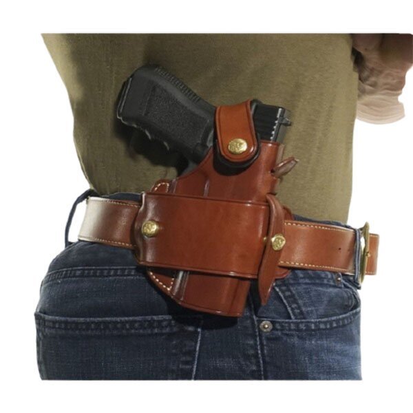 Simple-Profile Handmade Leather OWB Holster - Image 2