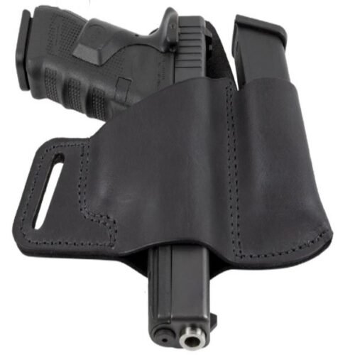 Blackhawk-Style Leather Pancake OWB Holster