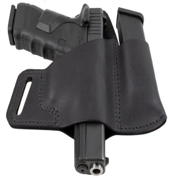 Blackhawk-Style Leather Pancake OWB Holster