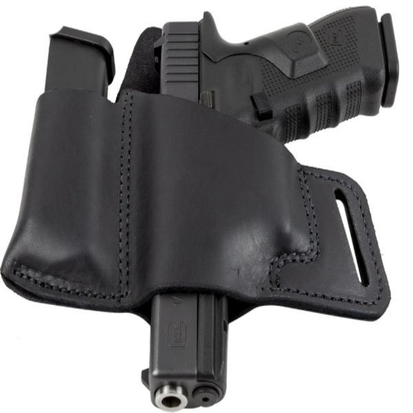 Blackhawk-Style Leather Pancake OWB Holster - Image 2