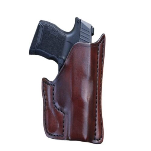 Shine-Finish Handmade Leather Pocket Holster