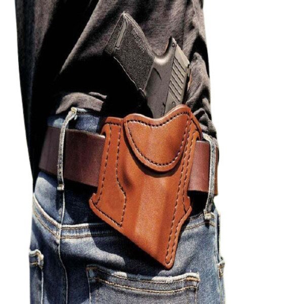 Texas Heritage Handmade Leather Belt Holster - Image 2