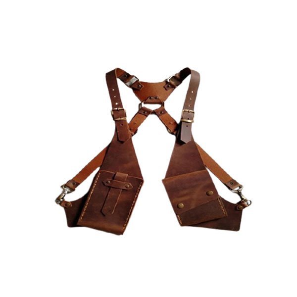 Slim Pouch Handmade Leather Shoulder Holster - Image 2